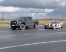 Ram Rebel Does Tandem Drifting with BMW 3 Series