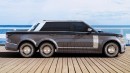 Range Rover 6x6 Pickup Is an Oppulent Land Yacht