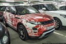 Range Rover Evoque Gets Bloody Makeover in Russia as Halloween Costume