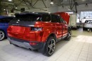 Range Rover Evoque Red Chrome Wrap