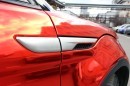 Range Rover Evoque Red Chrome Wrap