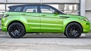 Range Rover Evoque in Lamborghini Green Pearl