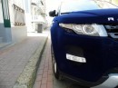 Range Rover Evoque with Blue Velvet Wrap