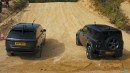Land Rover Defender V8 vs Range Rover V8 on carwow