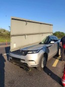 Range Rover Velar accident in Ireland
