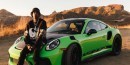Bada$$ shows off his new wheels, a Porsche 911 GT3 RS