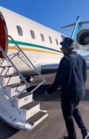 Rapper Fabolous on Private Jet