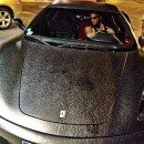 Ferrari wrapped in leather by The Game
