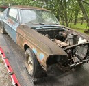1968 Ford Mustang Cobra Jet abandoned in the forest