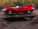 1955 Jaguar D-Type on auction