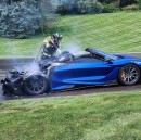McLaren 765LT Spider - Accident