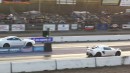 Shelby GT350 vs Lotus drag race on Wheels Plus
