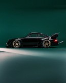 RWB Porsche 993-series 911 Restomod Advan Inked rendering by richter.cgi