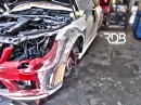 Mercedes C63 AMG Widebody Build