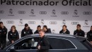 Real Madrid football players getting new Audi company cars
