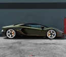 Lamborghini Aventador Ultimae coupe and Roadster on CGI wheels by Wheels Boutique