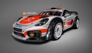 Porsche Cayman GT4 WRC rendering