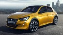 Alfa Romeo e-MiTo mashup of Tonale and Peugeot e-208 rendering by Theottle