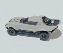 Lamborghini Islero 4x4 Baja Trophy Truck reinvention rendering by al.yasid