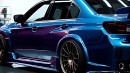 Subaru WRX STI rendering by PoloTo