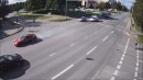 C6 Chevrolet Corvette street races and fails, caught on traffic cameras