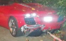 Mercedes S63 AMG Rear-Ends Audi R8 Spyder in Vancouver