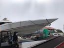 The record-breaking Gentry Eagle before being scrapped at Ventura Harbor, CA