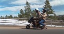 The Dumb and Dumber mini bike roadtrip from Nebraska to Aspen is replicated by motorcycle journos, almost as hilarious as the OG version