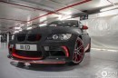Red and Black BMW M3