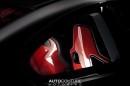 Red and Matte Black BMW E92 M3