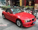 Red BMW Z3 Spotted in China