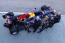 Red Bull's RB7 launch event in Valencia