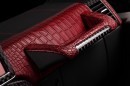 Red Crocodile Leather and Carbon Fiber Combine in G65 AMG Interior