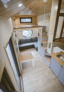 Tiny house on wheels top view