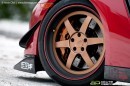Red Nissan GT-R on ISS Forged Wheels