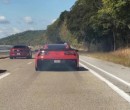 C7 Chevrolet Corvette Z06 & Ford Mustang incident
