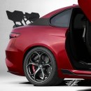 2024 Alfa Romeo Giulia QV Coupe GT Edition rendering by a.c.g_design