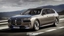 2023 BMW 7 Series/i7 Touring rendering by X-Tomi Design