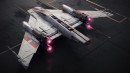 Redesigned Porsche Star Wars Ship