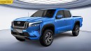 2024 Nissan Frontier CGI facelift by Digimods DESIGN