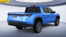 2024 Nissan Frontier CGI facelift by Digimods DESIGN