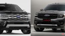 2025 Ford Expedition rendering by Halo oto