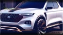 2025 Ford Maverick CGI facelift by TheAutoReport