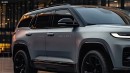 2025 Jeep Grand Cherokee Hybrid &Hurricane rendering by Q Cars