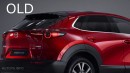 2025 Mazda CX-30 rendering by AutoYa