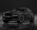 Rolls-Royce Cullinan Widebody Black Edition facelift rendering by ildar_project