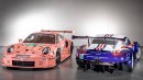Pink Pig and Rothmans 2018 Porsche 911 RSRs