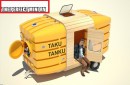 The Taku-Tanku was hailed as the world's lightest tiny house with sleeping for three people