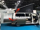 The 2017 Lando Brisbane Flex-Van had a slide-out and a pop-up to fit the entire family