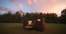 The Home That Runs on Dunkin' is a very chic tiny house running on biofuel from coffee grounds